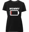 Жіноча преміум футболка Mommy Чорний фото