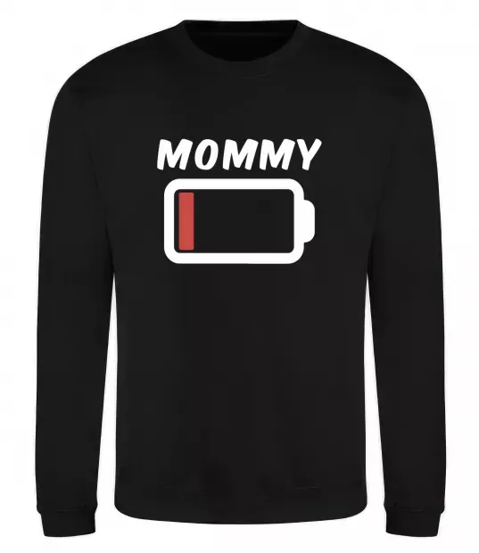 Свитшот Mommy Черный фото