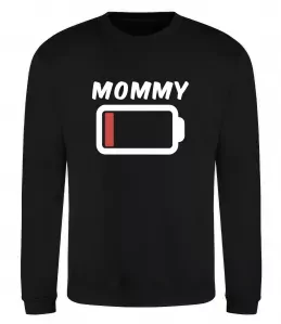 Свитшот Mommy Черный фото