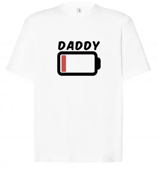 Футболка Оверсайз Daddy Білий фото