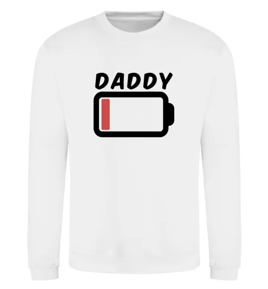 Світшот Daddy Білий фото