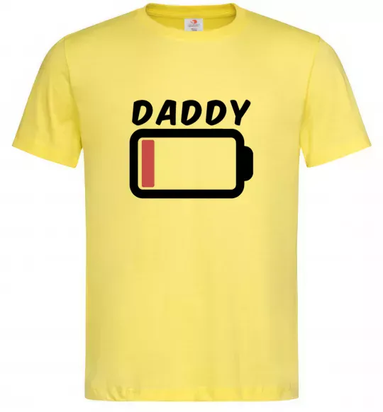 Чоловіча футболка Daddy Лимонний фото