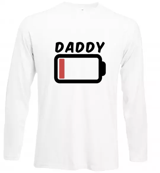 Лонгслив Daddy Белый фото