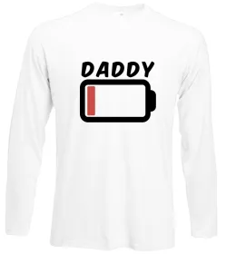 Лонгслив Daddy Белый фото