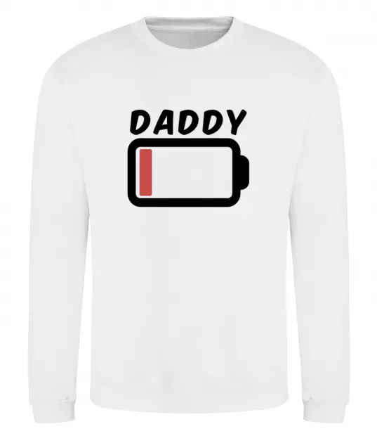 Світшот Daddy Білий фото