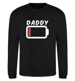 Свитшот Daddy Черный фото