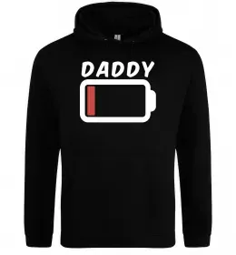 Чоловіча толстовка (худі) Daddy Чорний фото