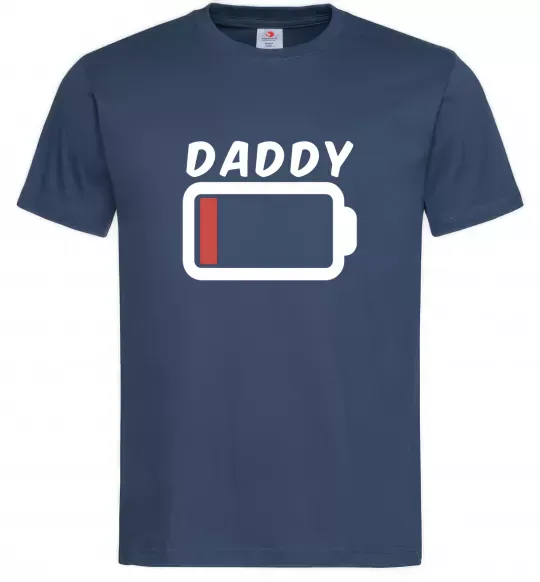 Чоловіча футболка Daddy Темно-синій фото