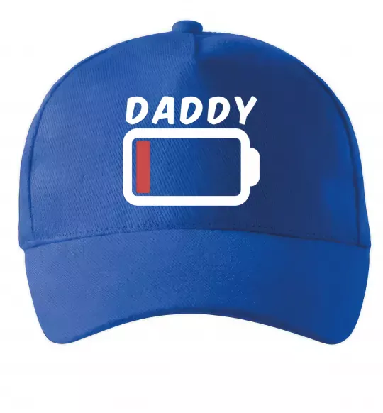 Кепка Daddy Ярко-синий фото