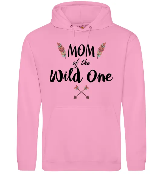 Жіноча толстовка (худі) Mom of the wild one Рожевий фото