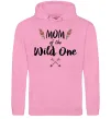 Жіноча толстовка (худі) Mom of the wild one Рожевий фото