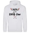 Жіноча толстовка (худі) Mom of the wild one Сірий меланж фото