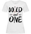 Жіноча футболка Wild one Білий фото