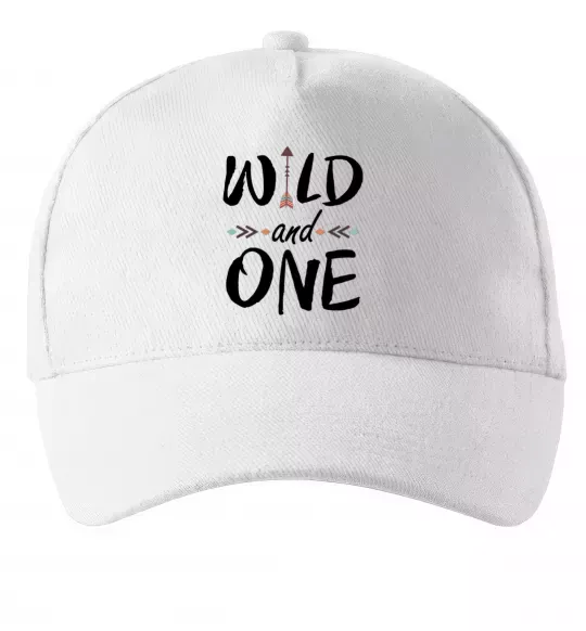 Кепка Wild one Білий фото