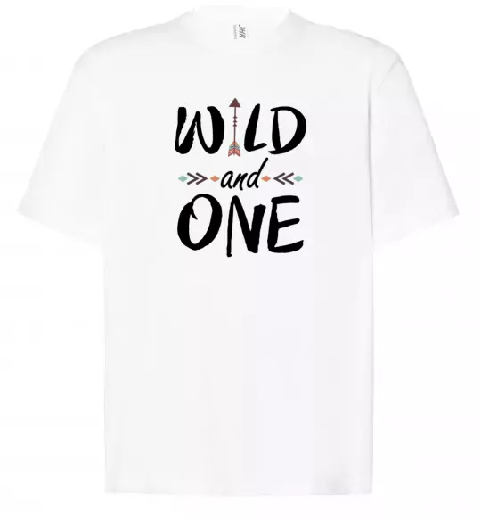 Футболка Оверсайз Wild one Білий фото