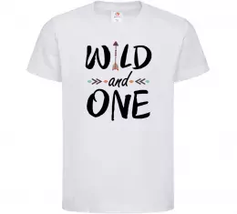 Детская футболка Wild one Белый фото