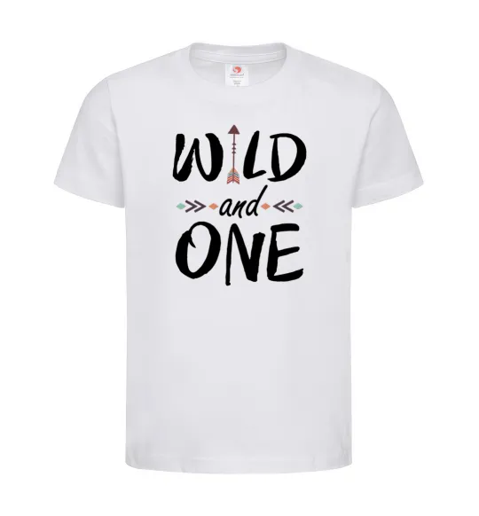 Детская футболка Wild one Белый фото