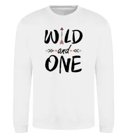 Свитшот Wild one Белый фото