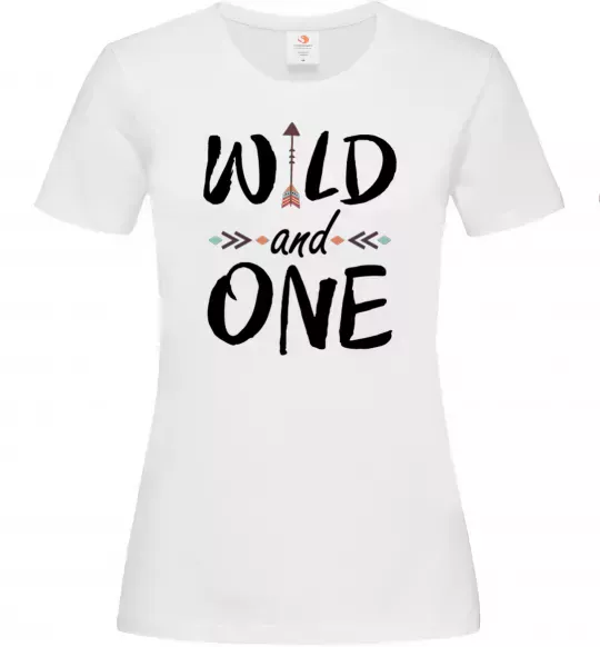 Жіноча футболка Wild one Білий фото