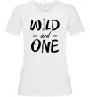 Жіноча футболка Wild one Білий фото
