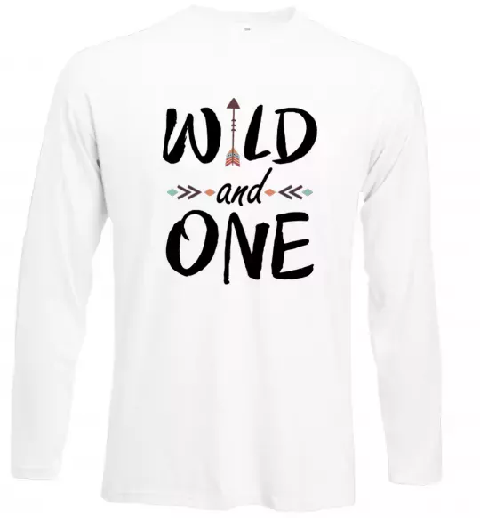 Лонгслив Wild one Белый фото