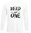 Лонгслив Wild one Белый фото