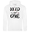 Чоловіча толстовка (худі) Wild one Білий фото