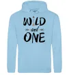 Чоловіча толстовка (худі) Wild one Блакитний фото