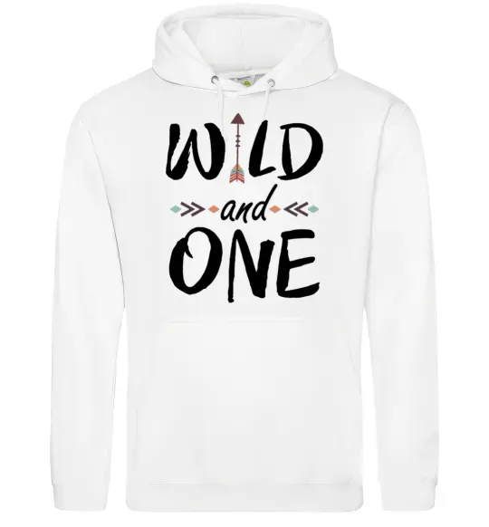 Жіноча толстовка (худі) Wild one Білий фото