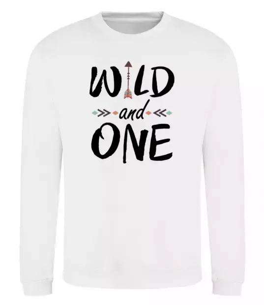 Світшот Wild one Білий фото