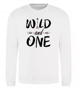 Світшот Wild one Білий фото