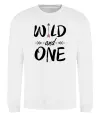 Світшот Wild one Білий фото