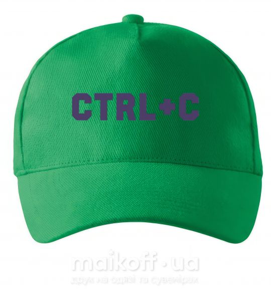 Кепка Сtrl+C Зелений фото