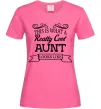 Жіноча футболка This is what a really cool aunt looks like Яскраво-рожевий фото