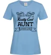 Жіноча футболка This is what a really cool aunt looks like Блакитний фото