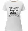 Жіноча преміум футболка This is what a really cool aunt looks like Білий фото