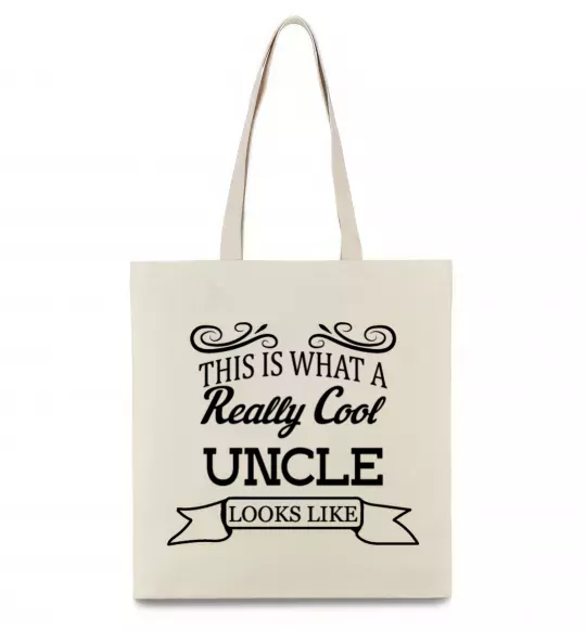 Еко-сумка This is what a really cool ancle looks like Бежевий фото