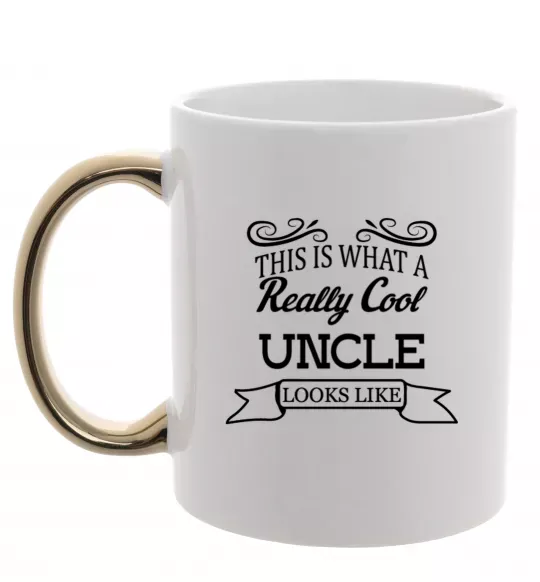 Чашка с цветной ручкой This is what a really cool ancle looks like Золото фото