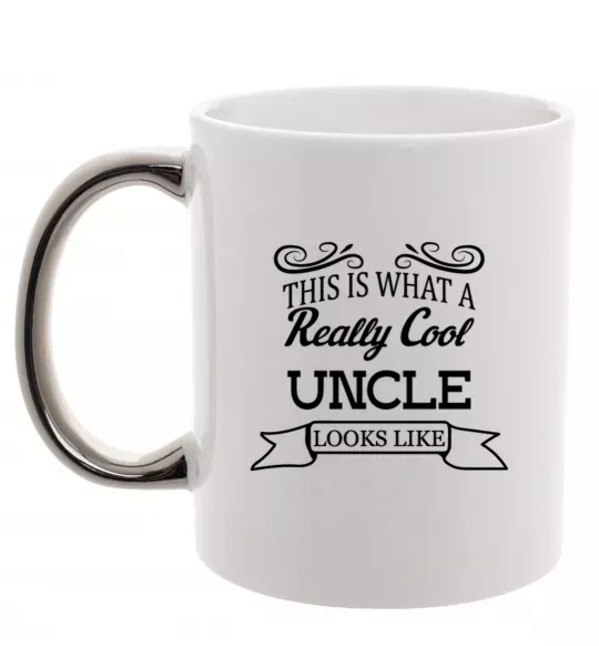 Чашка с цветной ручкой This is what a really cool ancle looks like Серебро фото