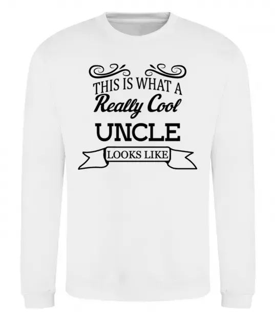 Світшот This is what a really cool ancle looks like Білий фото