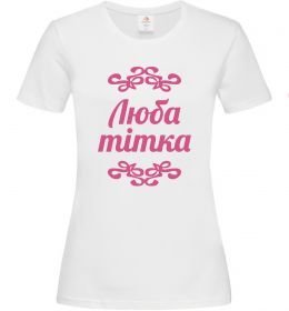 Женская футболка Люба тітка