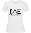 Жіноча футболка Best auntie ever Білий фото