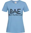 Жіноча футболка Best auntie ever Блакитний фото
