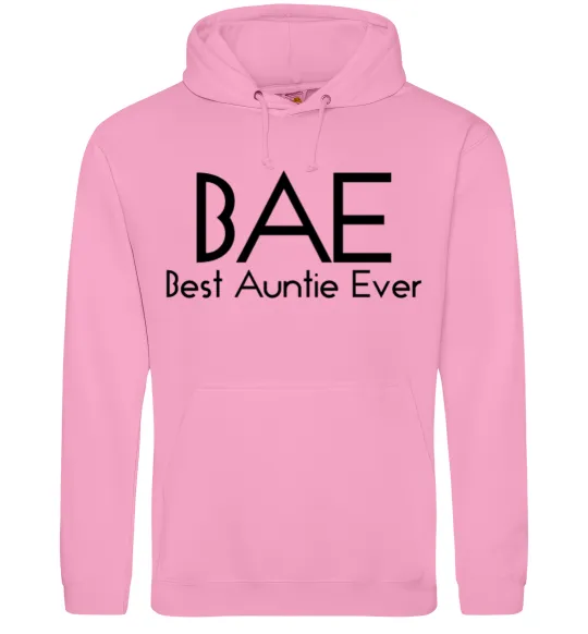Женская толстовка (худи) Best auntie ever Розовый фото