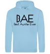 Женская толстовка (худи) Best auntie ever Голубой фото