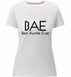Жіноча преміум футболка Best auntie ever Білий фото