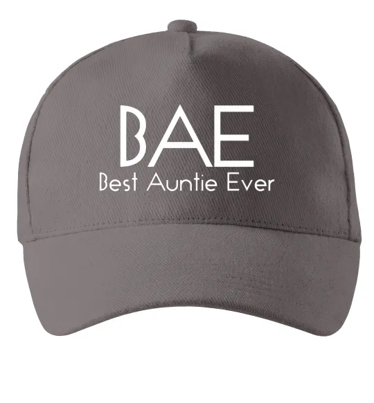 Кепка Best auntie ever Сірий фото