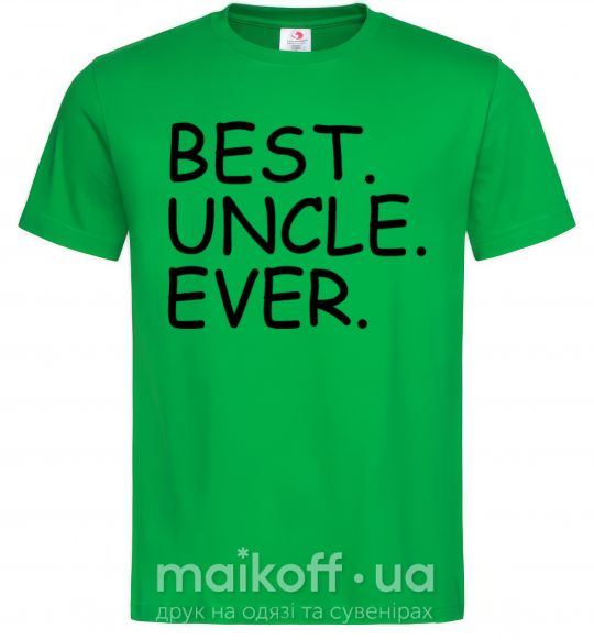 Чоловіча футболка Best uncle ever Зелений фото