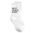 Шкарпетки Best uncle ever Білий фото