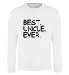 Світшот Best uncle ever Білий фото